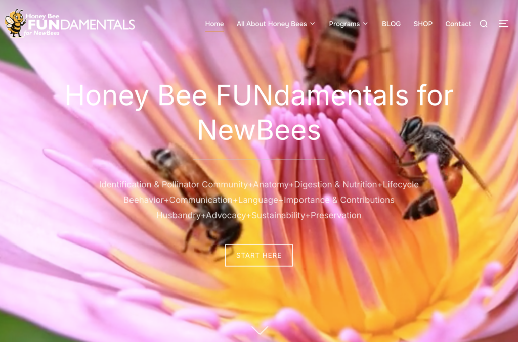 Honey Bee FUNdamentals for NewBEES ~ Educational Website
